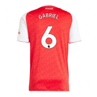 Billige Fotballdrakt Arsenal Gabriel Magalhaes #6 Replika Hjemmedrakt 2025-26 Kortermet